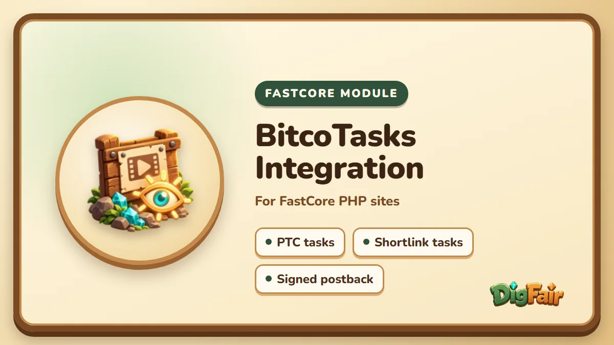 FastCore BitcoTasks Integration