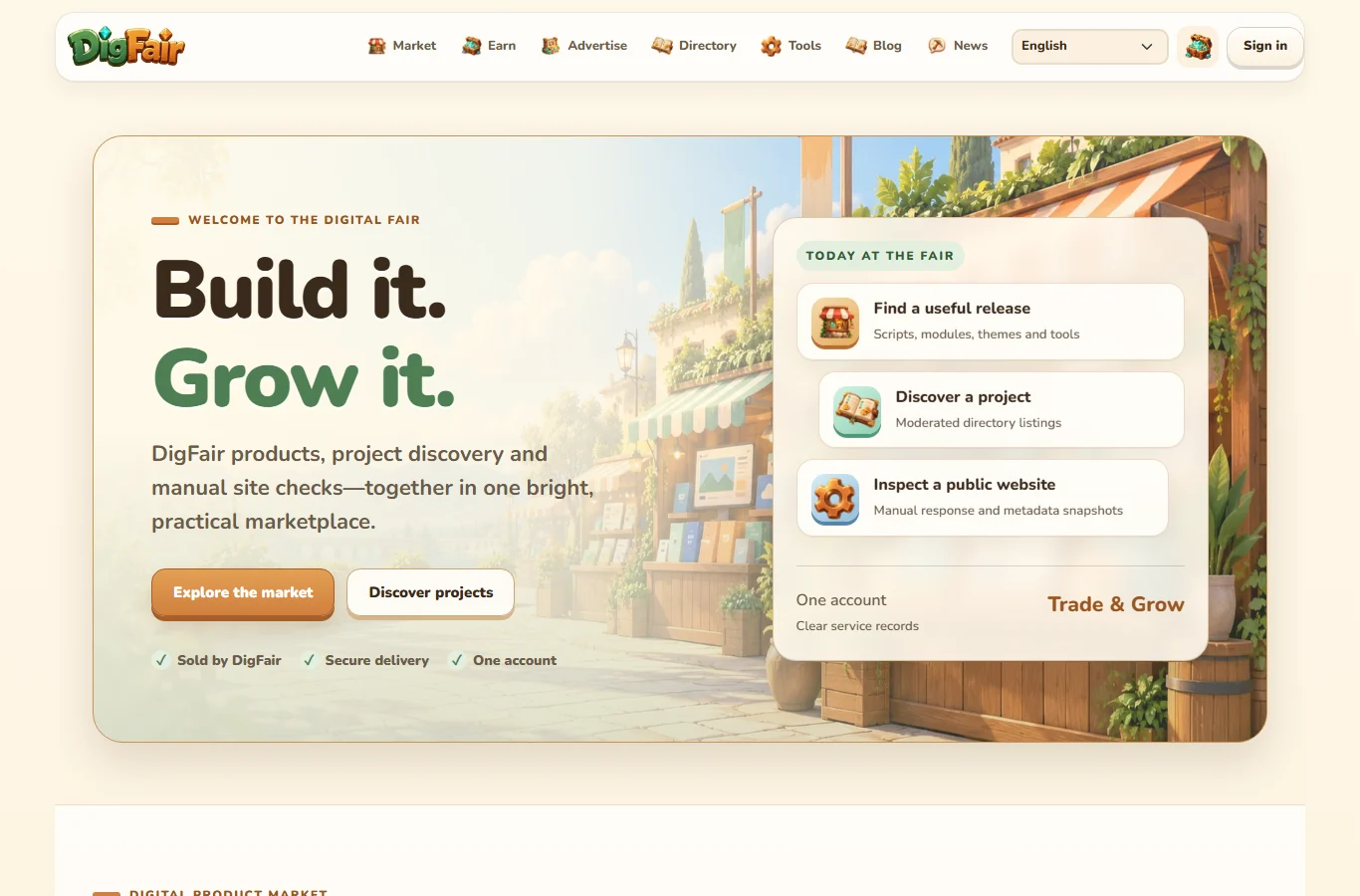Home page