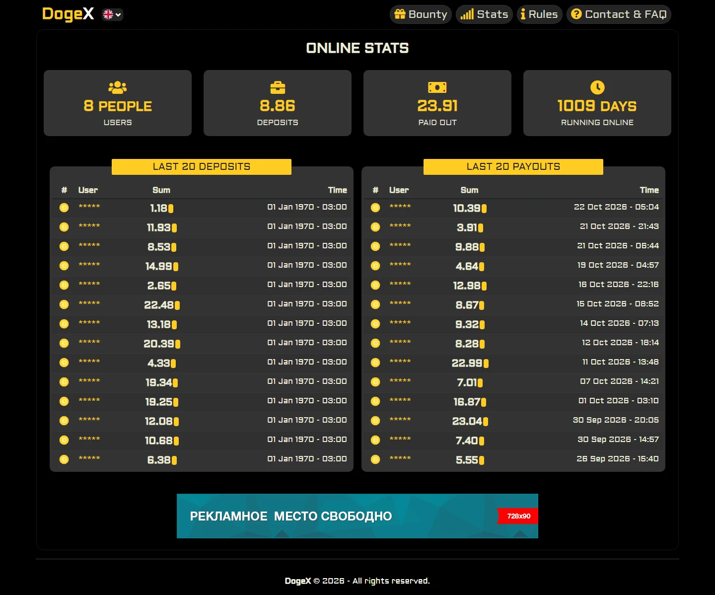 Online stats