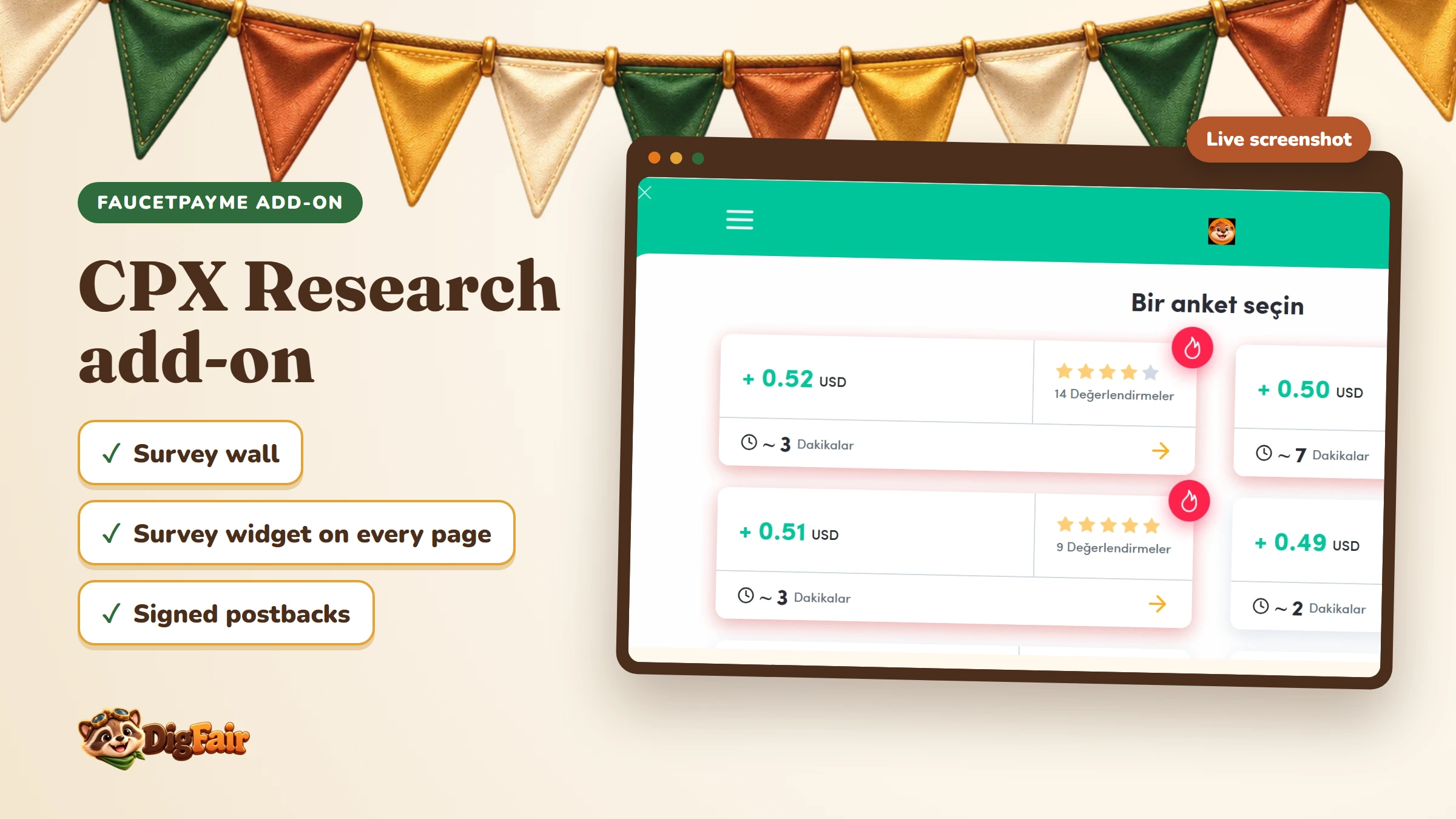 FaucetPayME Add-on — CPX Research
