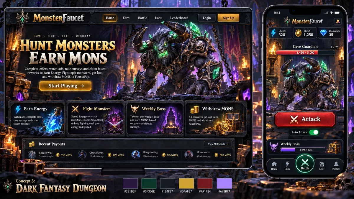 Game Site — Dark Fantasy Dungeon