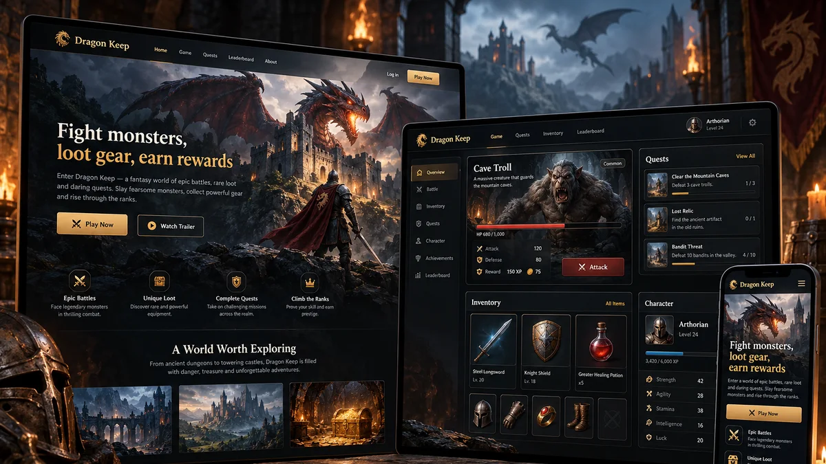 Game Site — Dragon Keep