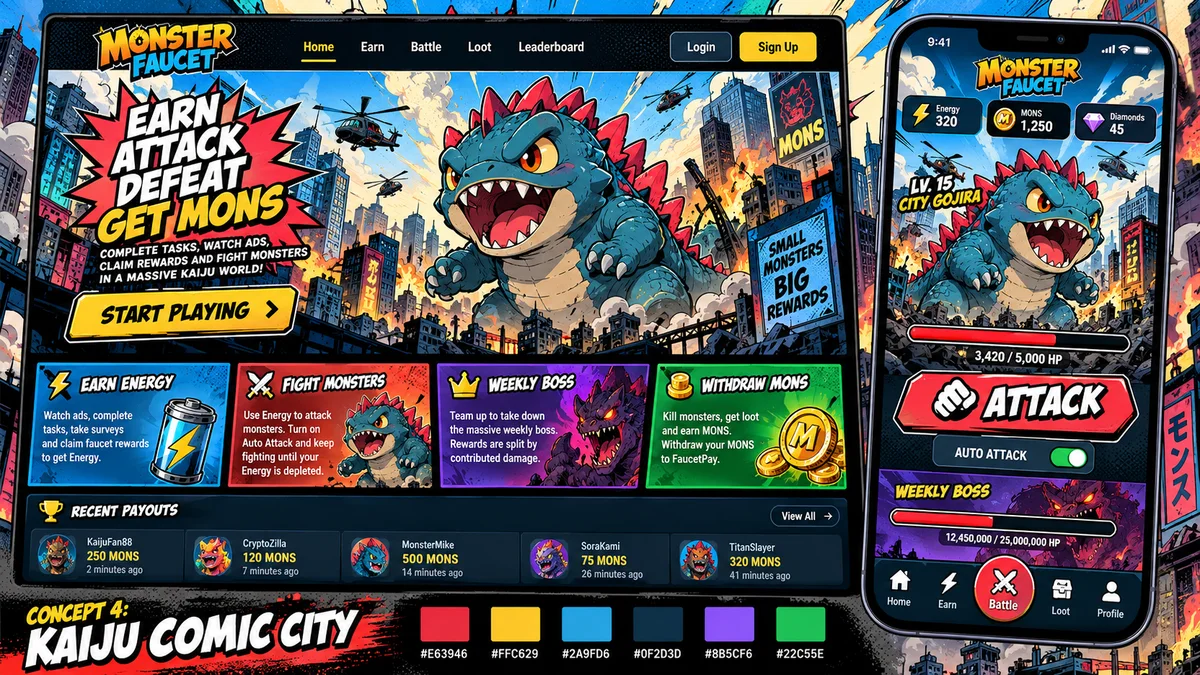 Game Site — Kaiju Comic City