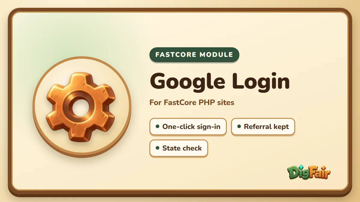 FastCore Google Login