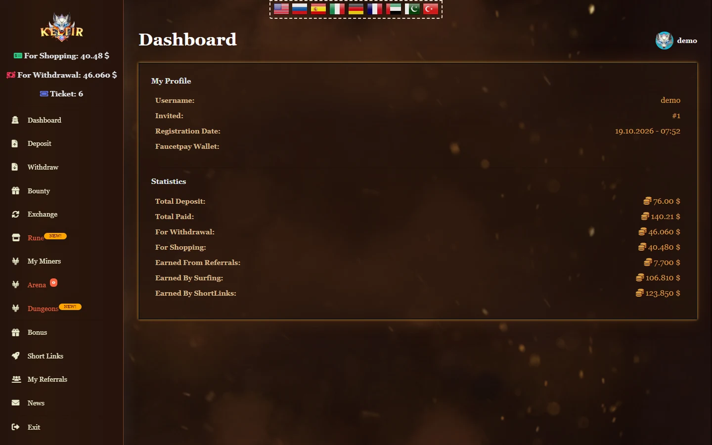 Dashboard