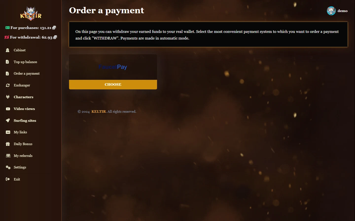 Withdraw