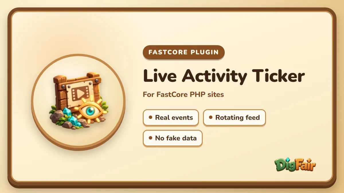 FastCore Live Activity Ticker