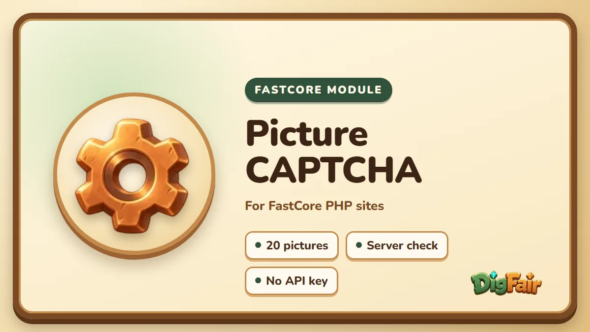 FastCore Picture CAPTCHA