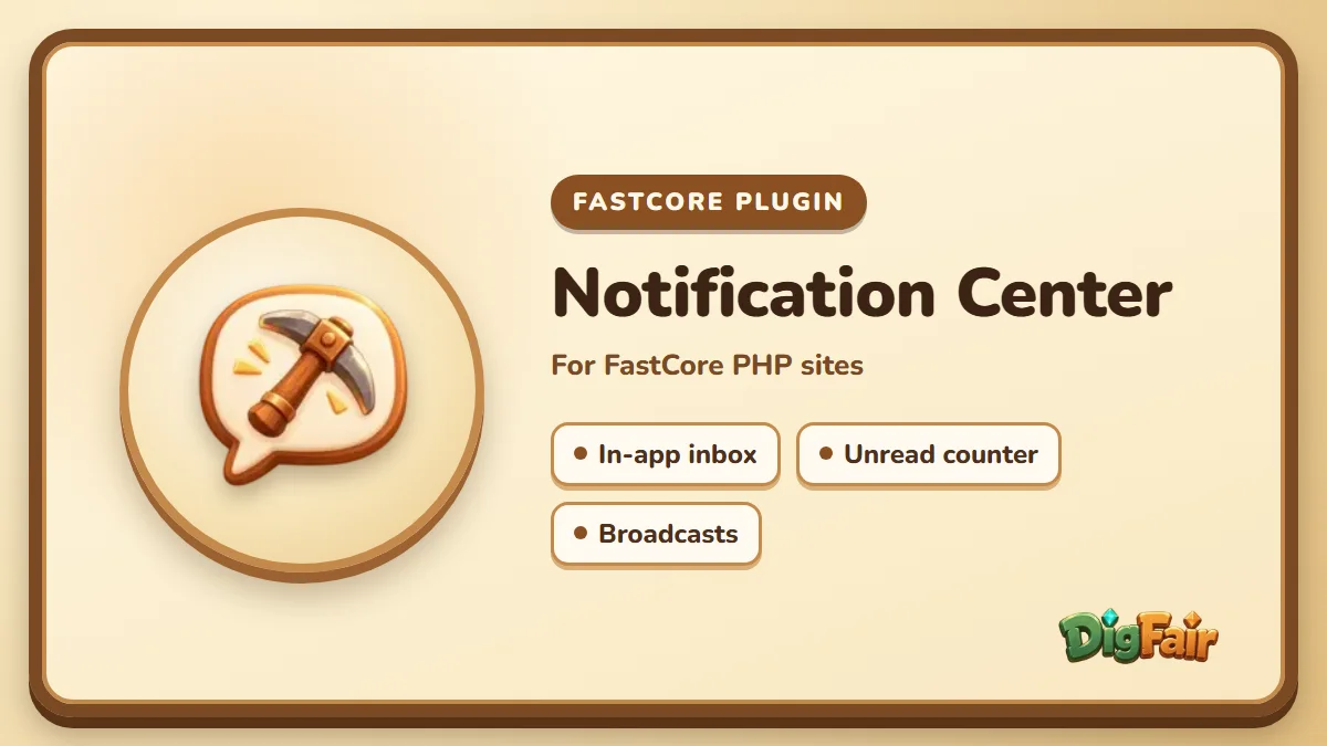FastCore Notification Center