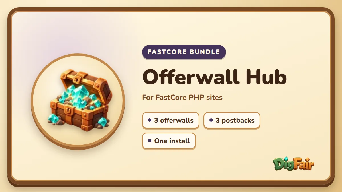 FastCore Offerwall Hub