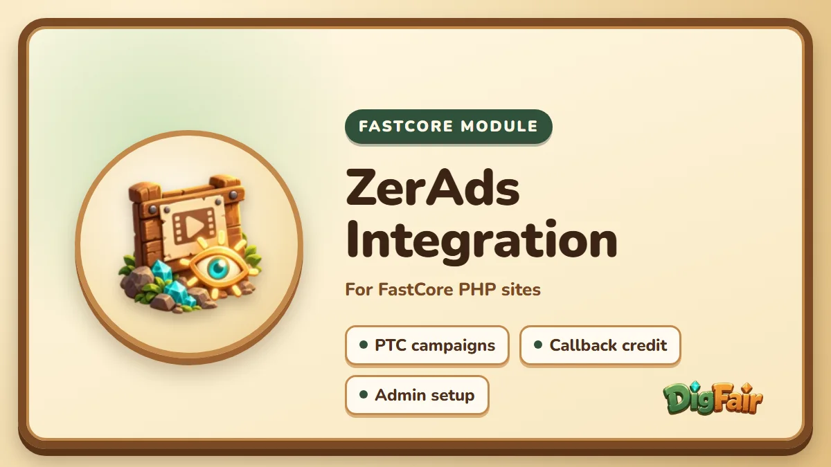 FastCore ZerAds Integration