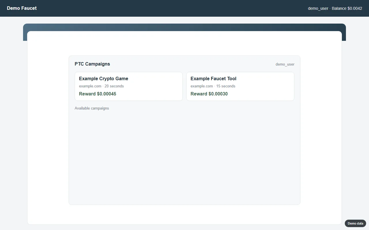 Ptc wall inside your site